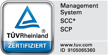 TÜV Rheinland – SCC zertifiziert